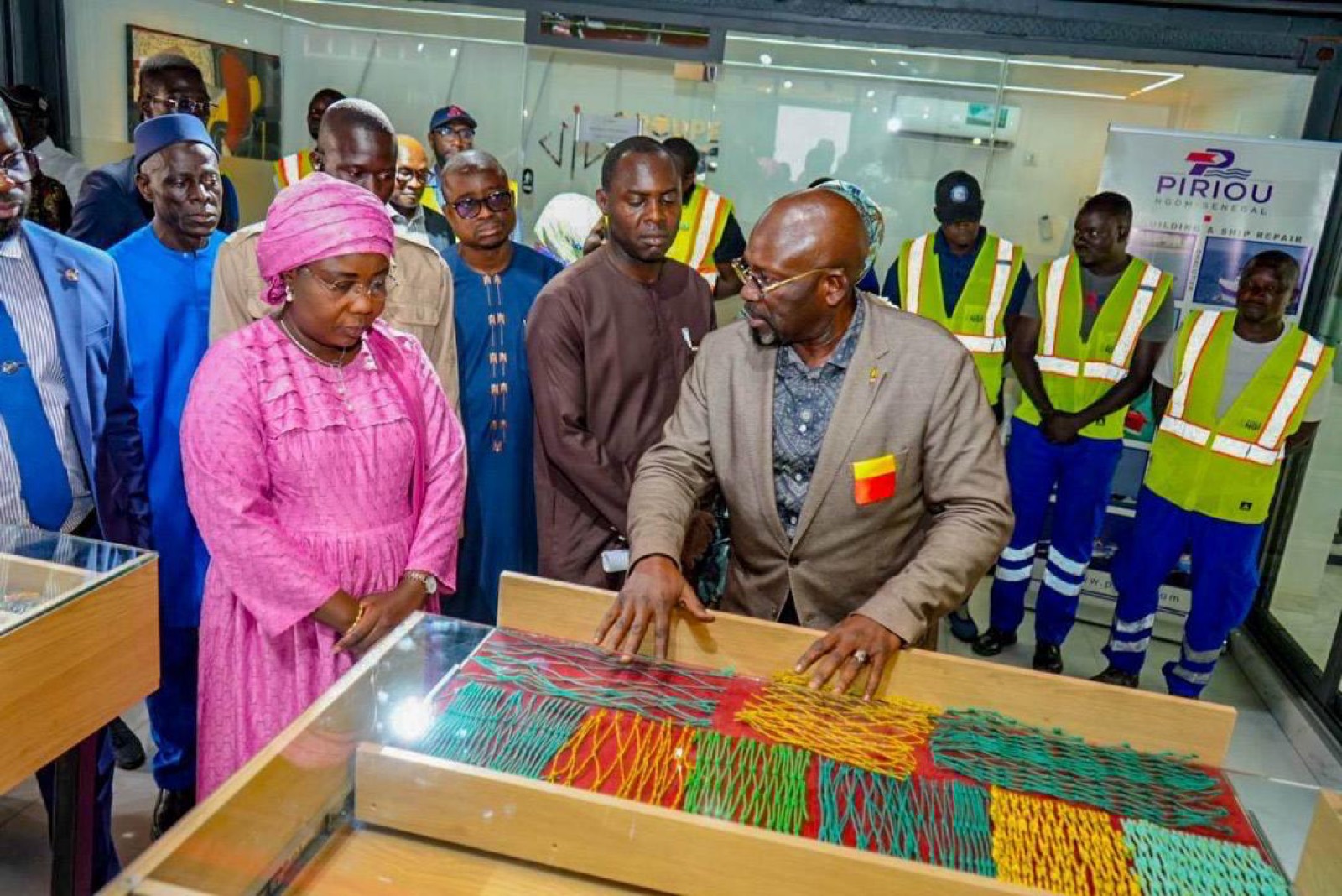Inauguration des nouveaux locaux du Groupe NGF par la Ministre Fatou Diouf